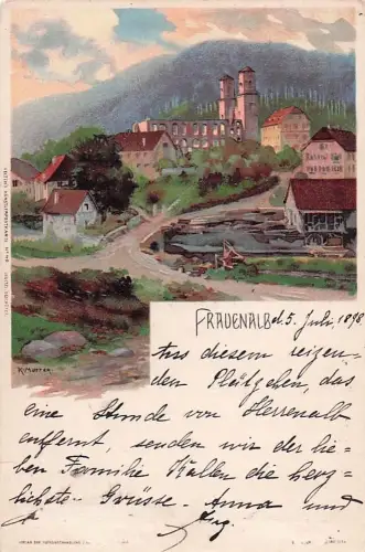 Frauenalb Frauenalb Kuenstler K. Mutter * / Marxzell /Karlsruhe LKR -805456
