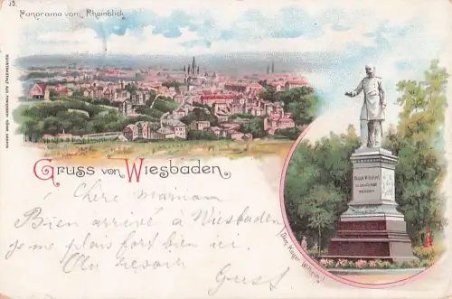 Gruss von Wiesbaden. -805422