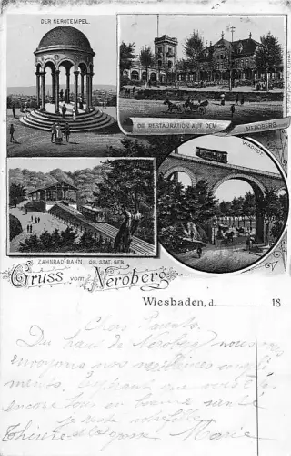 Gruss vom Neroberg - Litho -805482