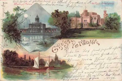 Gruss aus Potsdam - Litho -805466
