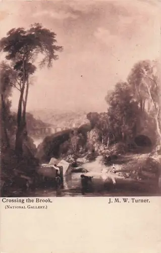 Crossing the Brook. (NATIONAL GALLERY.) J. M. W. Turner. -804702