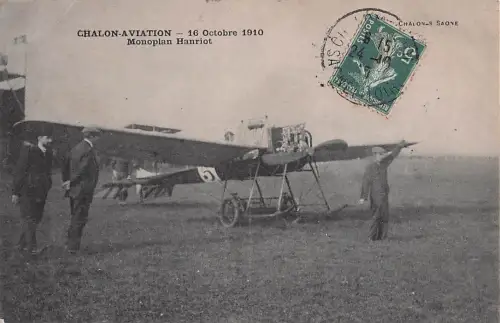 CHALON-AVIATION 16 Octobre 1910 -Monoplan Hanriot -805606