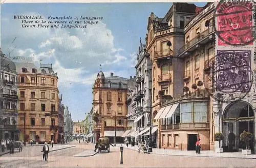 WIESBADEN. Kranzplatz u, Langgasse -805656
