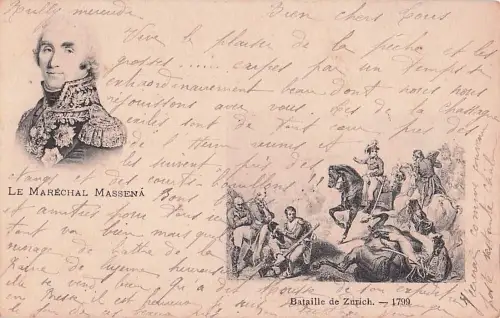 CELEBRITE - LE MARECHAL MASSENA - Bataille de Zurich - 1799 -805640