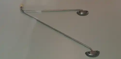 1  Halter/Arm Küchenklappe / Küchenabdeckplatte - 60er/70er Jahre - original Tabbert - Oldtimer Wohnwagen