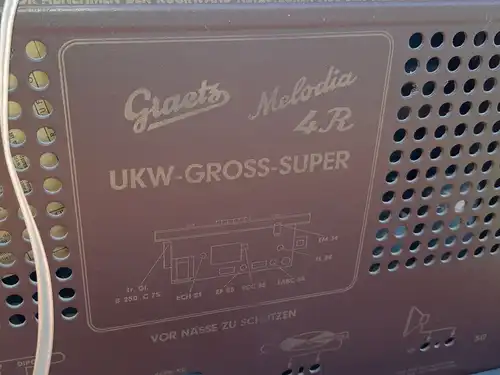 Graetz Melodia 4R UKW-Gross-Super - Röhrenradio 