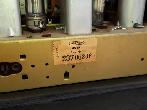 Grundig Type 3012 - Röhrenradio