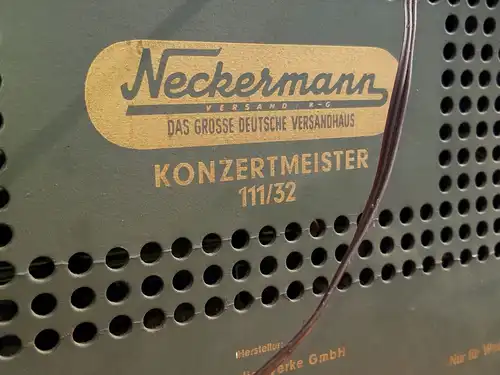  Neckermann/Körting Konzertmeister 111/37 Syntektor - Röhrenradio