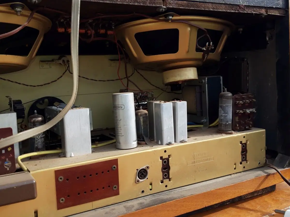  Grundig Type 3090/56 „Fern-Dirigent“ - seltenes, helles Gehäuse - Röhrenradio 15
