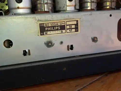 Nr. 24 Philips Jupiter BD500A-07 Ausführung EU - Baujahr ca 1950/51 - Röhrenradio