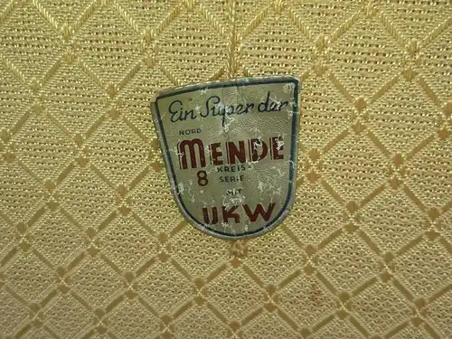 Nr. 25 Nordmende Bremen – Mende Typ 187 WU – Baujahr 1951/52 - Röhrenradio