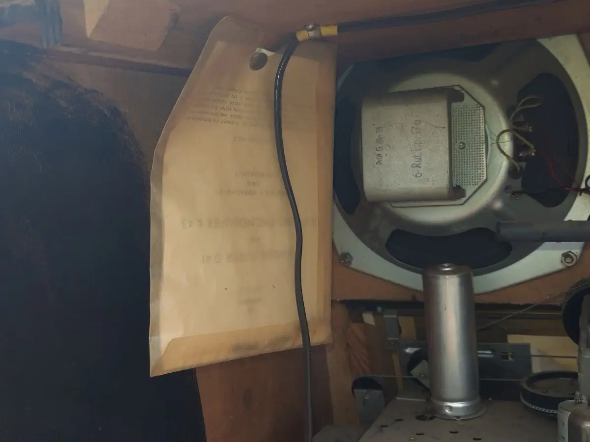 Nr. 33 Siemens Phonosuper K43 mit Plattenspieler und original Schaltplan – Baujahr 1954/55 - Röhrenradio   16