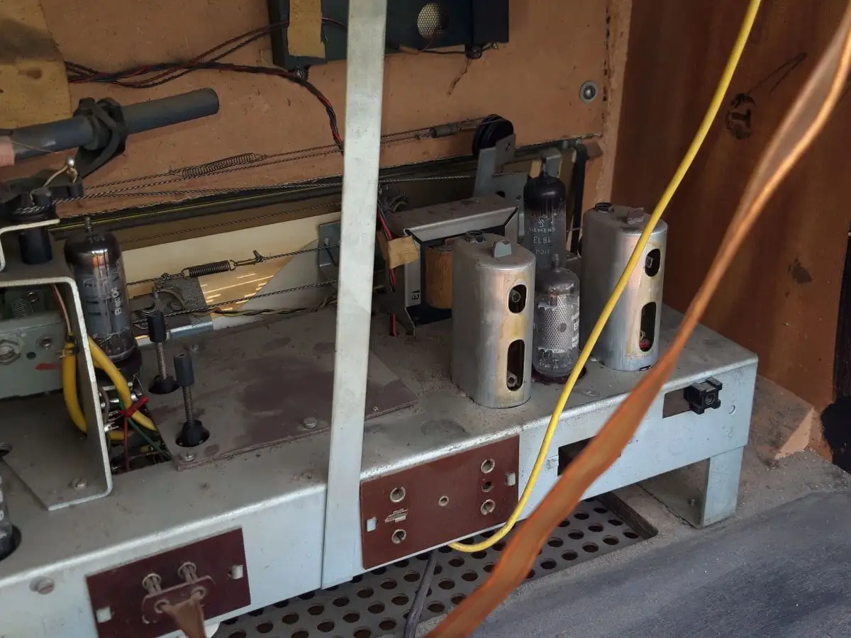 Nr. 33 Siemens Phonosuper K43 mit Plattenspieler und original Schaltplan – Baujahr 1954/55 - Röhrenradio   19