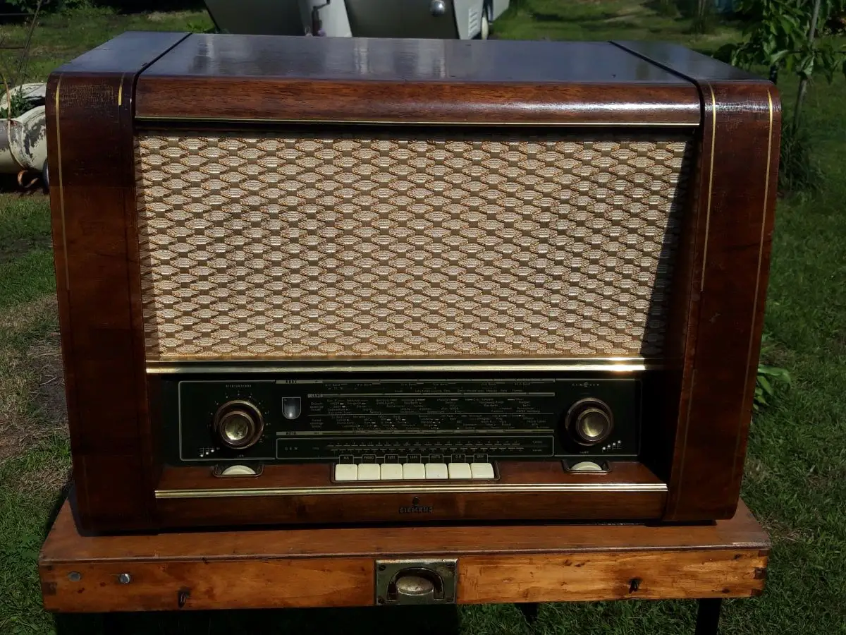 Nr. 33 Siemens Phonosuper K43 mit Plattenspieler und original Schaltplan – Baujahr 1954/55 - Röhrenradio   3