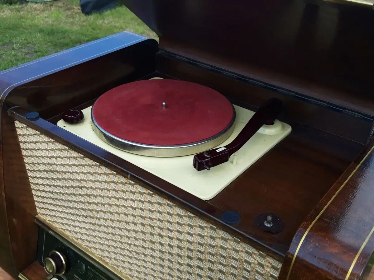Nr. 33 Siemens Phonosuper K43 mit Plattenspieler und original Schaltplan – Baujahr 1954/55 - Röhrenradio   5