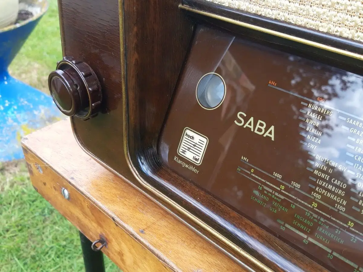 Nr. 34 Saba Bodensee W52 mit original Schaltplan – Baujahr 1951 – 53 - Röhrenradio   13