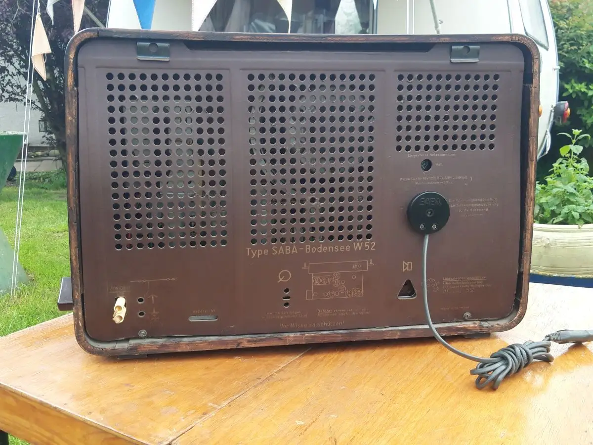 Nr. 34 Saba Bodensee W52 mit original Schaltplan – Baujahr 1951 – 53 - Röhrenradio   21