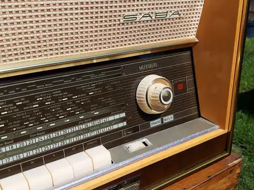 Nr. 42 Saba-Meersburg Automatic 125 Stereo mit original Schaltplan – Baujahr 1960/61 - Röhrenradio  