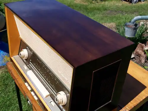 Nr. 42 Saba-Meersburg Automatic 125 Stereo mit original Schaltplan – Baujahr 1960/61 - Röhrenradio  