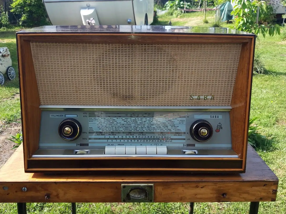 Nr. 45 Saba Villingen 11 mit original Schaltplan – Baujahr 1961/62 - Röhrenradio   0