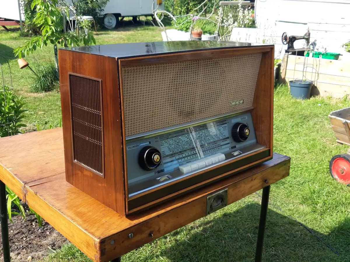Nr. 45 Saba Villingen 11 mit original Schaltplan – Baujahr 1961/62 - Röhrenradio   2