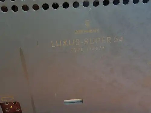 Nr. 46 Siemens Luxus-Super 54 Type 1135W – Baujahr 1954 - Röhrenradio  