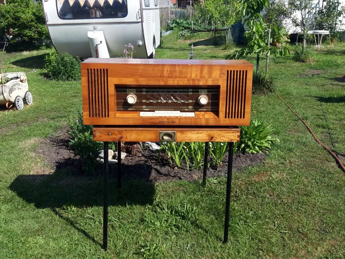 Nr. 48 Simonetta Stereo – Quelle Versandhaus – Vollstereo Röhrengerät  - Röhrenradio   1
