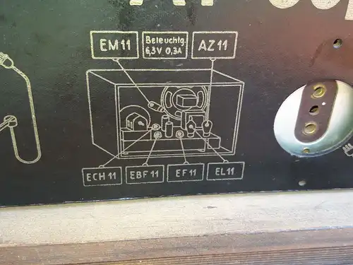 Nr. 56 eaw AT-Super 660Wk3 – Baujahr ca 1950-53 - Röhrenradio  