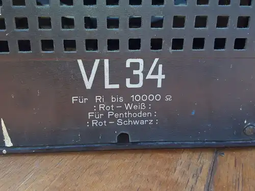 Nr. 61  Volkslautsprecher VL34 Gemeinschaftserzeugnisse Vorkrieg - RDRI – freischwingender Lautsprecher im Gehäuse – Baujahr 1934–1940 