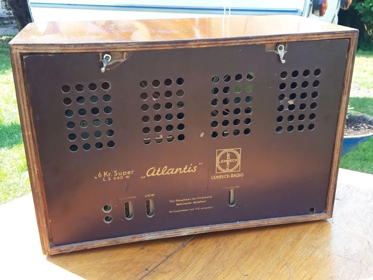 Nr. 66 Lembeck-Radio Atlantis LS660W – Baujahr 1949/50  - Röhrenradio   14