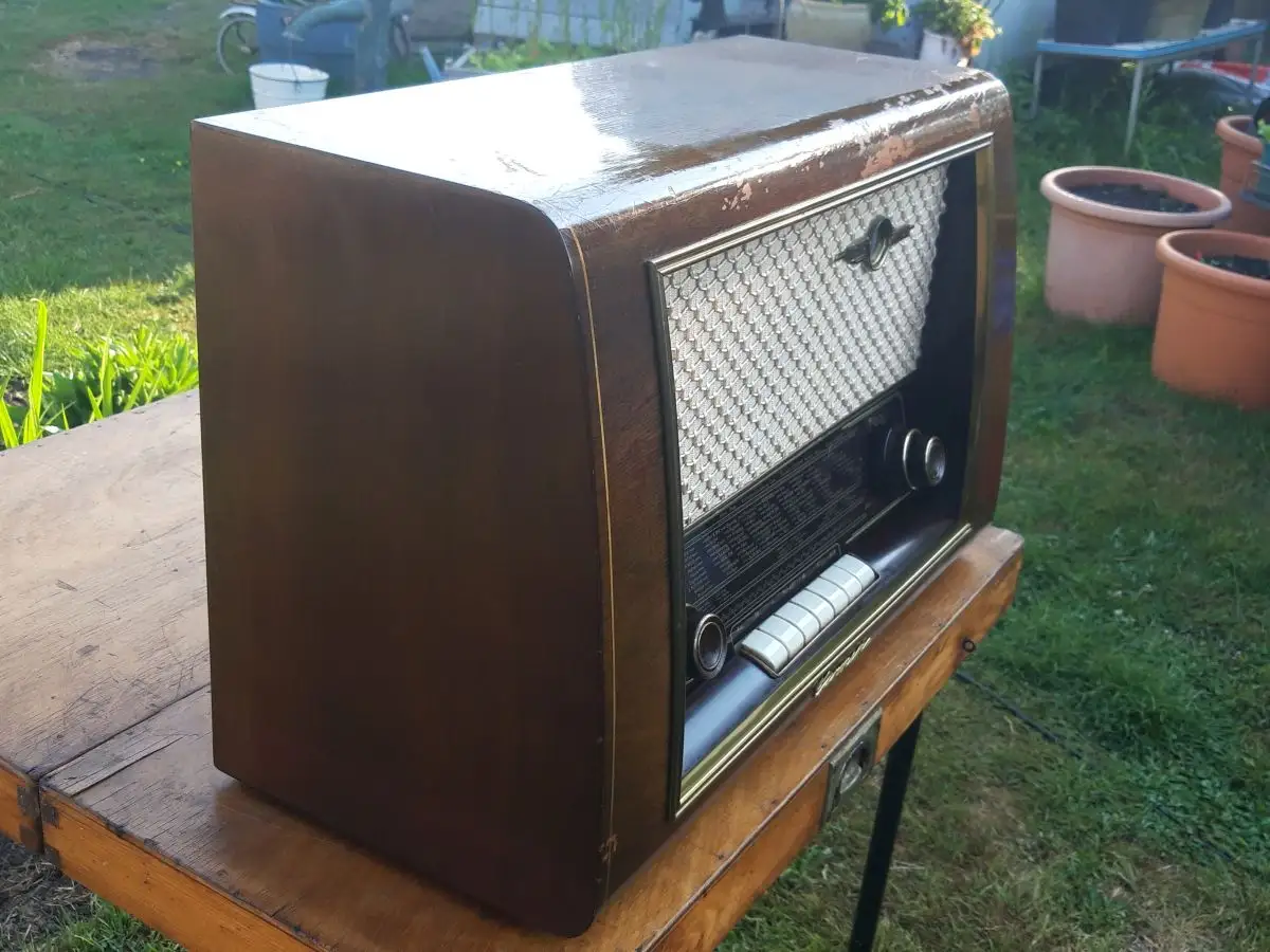 Nr. 71 Nordmende Carmen 55 mit original Schaltplan – Baujahr 1954/55- Röhrenradio   9