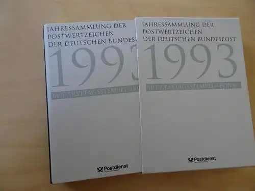 Bund Jahressammlung 1993 gestempelt (4559)