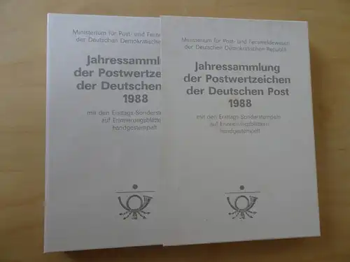 DDR Ersttagsblatt Jahressammlung 1988 (4595)