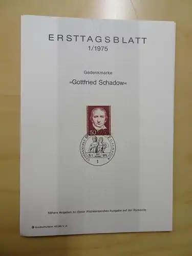 Berlin ETB Ersttagsblätter Jahrgang 1975 komplett (5579)