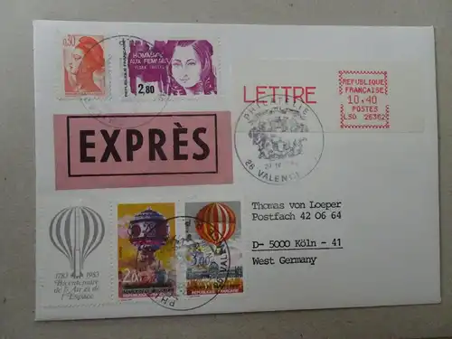 Frankreich ATM 3.3. xB Brief (6371)