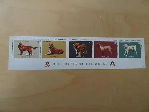 Tuvalu Michel 1850/54 Hunde postfrisch (14120)