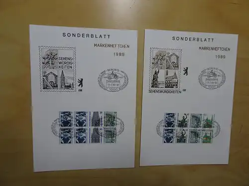 Berlin H-Blatt 14+15 auf Sonderblatt Sonderstempel (13054)