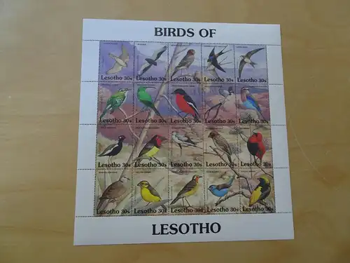 Lesotho Michel 945/964 KB Vögel postfrisch (14139H)