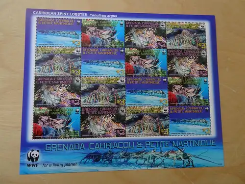 Grenada Michel 4500/03 WWF Meerestiere postfrisch KB (14166H)