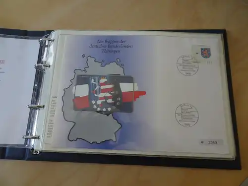 Bund Telefonkarten Briefe Wappen der Bundesländer 9 Stück (14800)