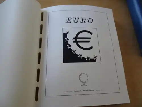 Europa Euro Einführung Schaubek falzlos mit Taschen (15042)