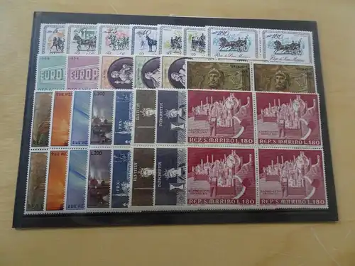 San Marino Jahrgang 1969 Viererblock postfrisch (16810)