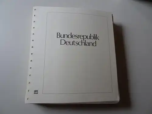 Bund Safe 1990-1999 inkl. postfrische Sammlung (17811)