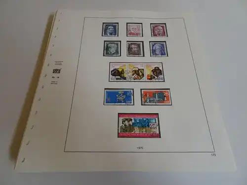 DDR Jahrgang 1975-79 gestempelt komplett inkl. Safe Blätter (18378)