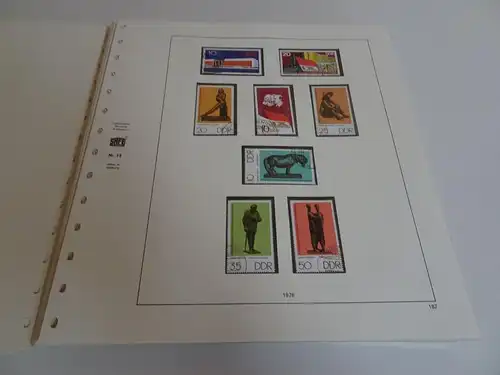 DDR Jahrgang 1975-79 gestempelt komplett inkl. Safe Blätter (18378)