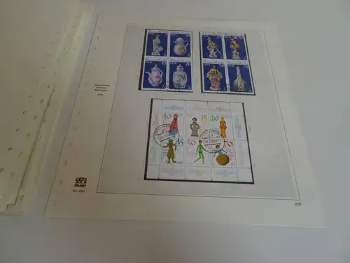 DDR Jahrgang 1975-79 gestempelt komplett inkl. Safe Blätter (18378)