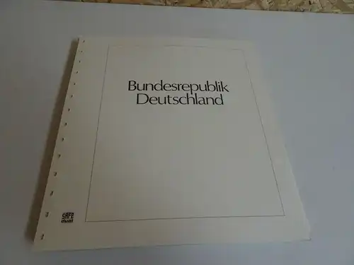 Bund Safe Dual 1980-1990 (Deutsche Einheit) inkl. Marken (17807)