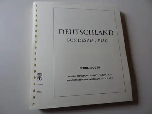 Bund Lindner T falzlos 10er Bogen Jahrgang 2006 (17644)