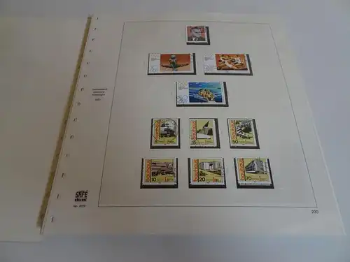 DDR Jahrgang 1980-83 gestempelt komplett inkl. Safe Blätter (18379)