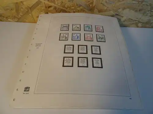 Bund 1977-1998 postfrische Sammlung auf Safe Dual Blättern (18792)